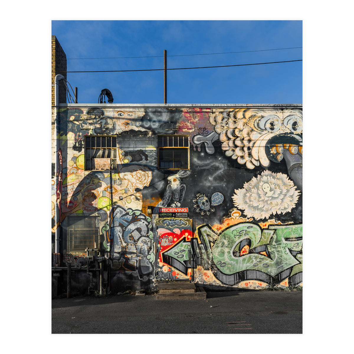 Cooke St Thunder Bay Graffiti Color Version No 2 (Print Only)