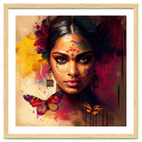 Golden Butterfly Hindu Portrait thumbnail