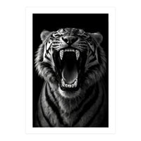 Roaring Tiger portrait  (Print Only)