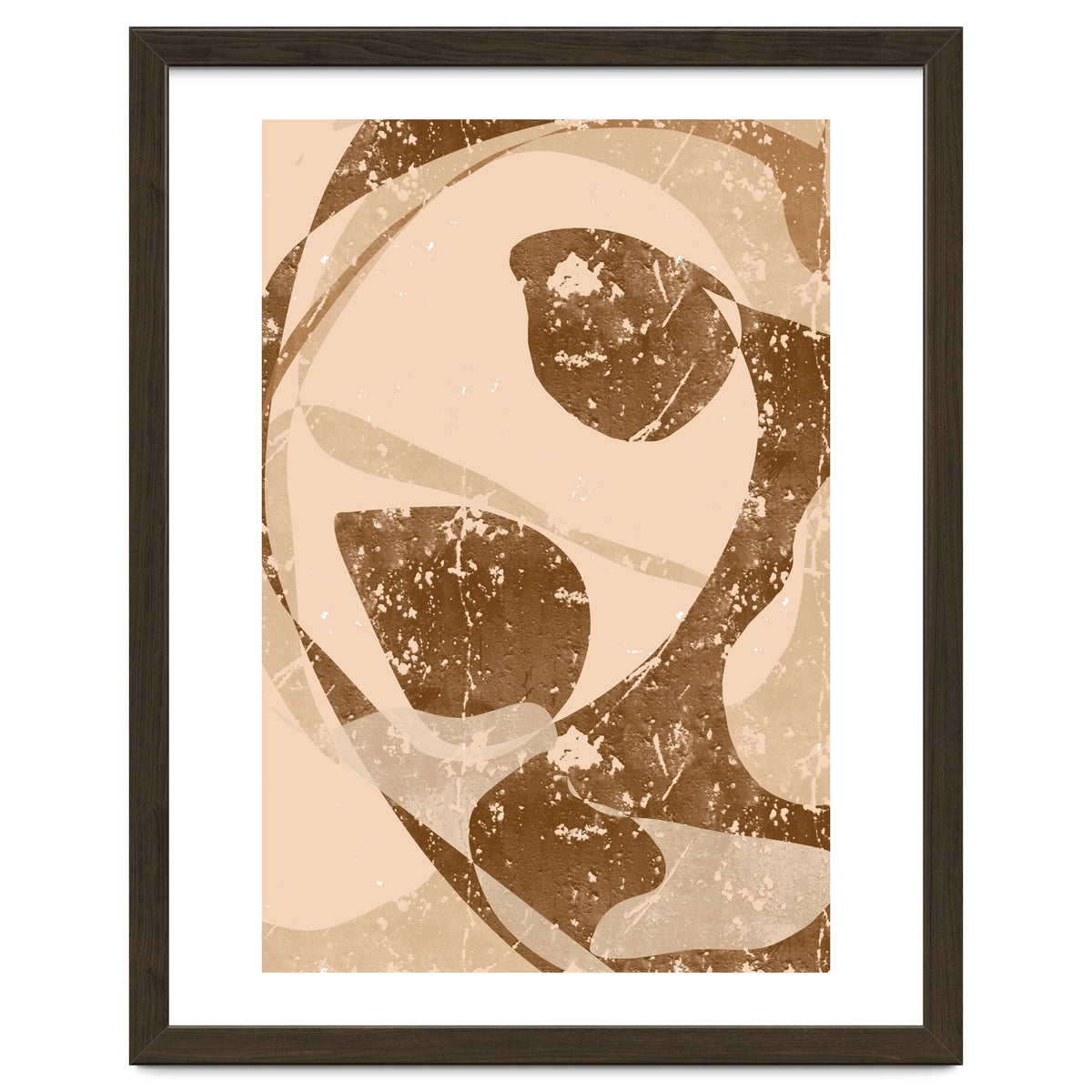 Abstract Brown Scratch