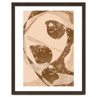 Abstract Brown Scratch