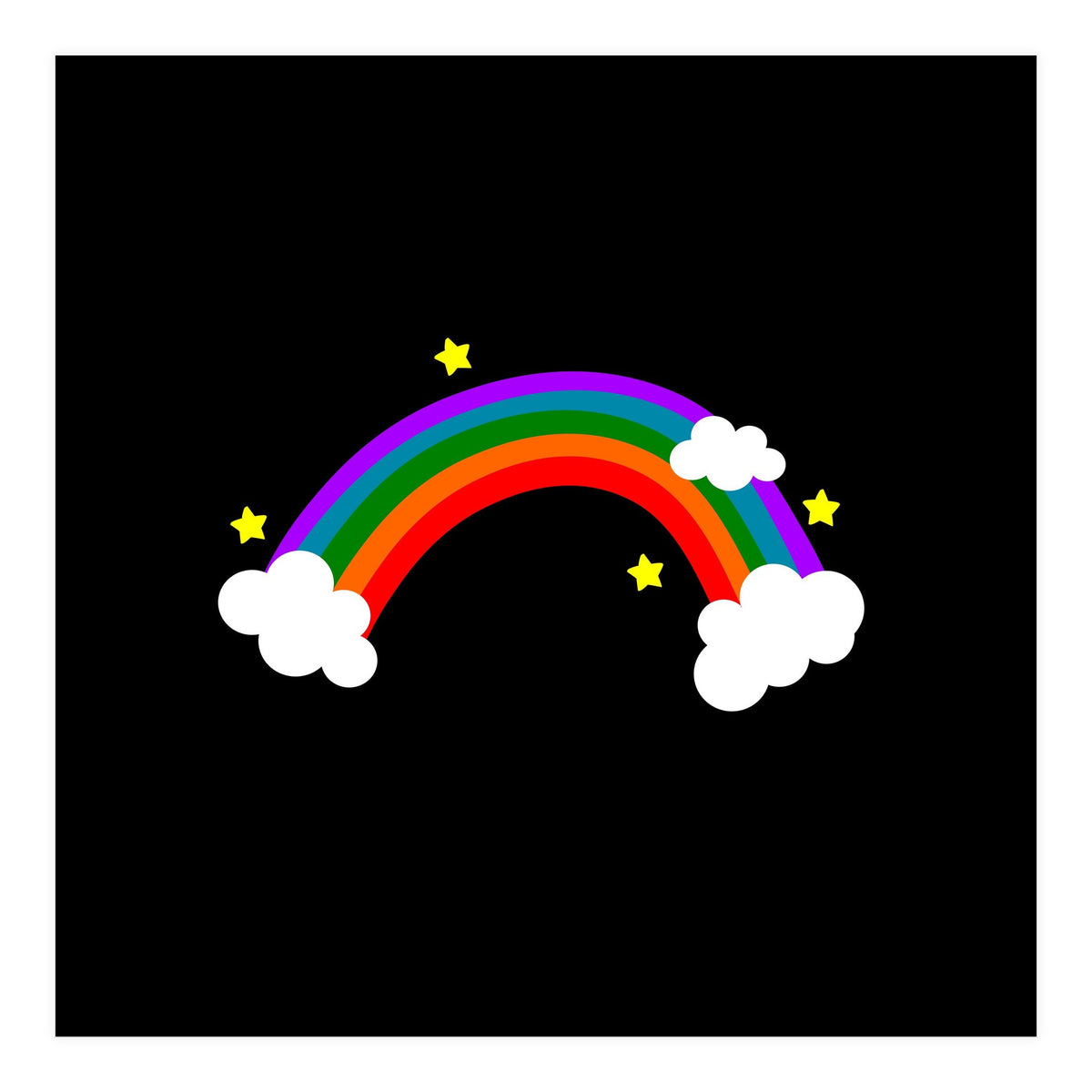 Colorful Rainbow (Print Only)