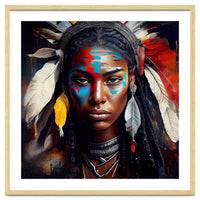 Powerful American Native Warrior Woman #2