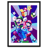 Mario Luigi Popart Cartoon Pop Art thumbnail