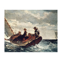 Winslow Homer: Breezing Up (A Fair Wind). Date/Period: 1873 - 1876. Painting. (Print Only)