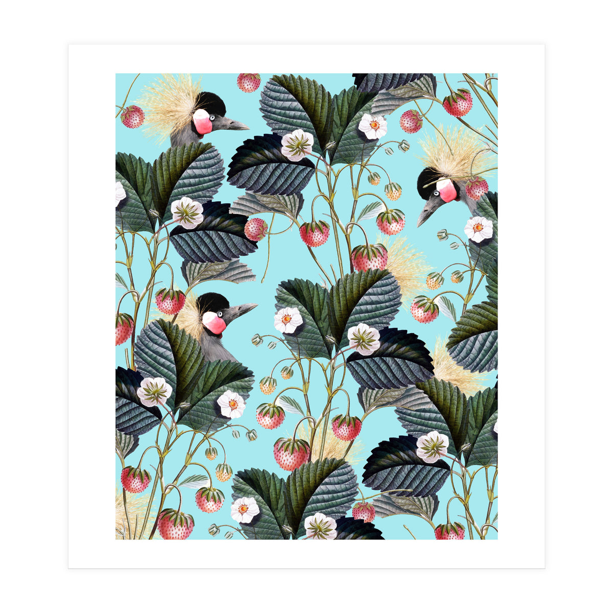 Strawberry Brush Hide Out (Print Only)