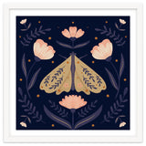 Moth And Flowers thumbnail