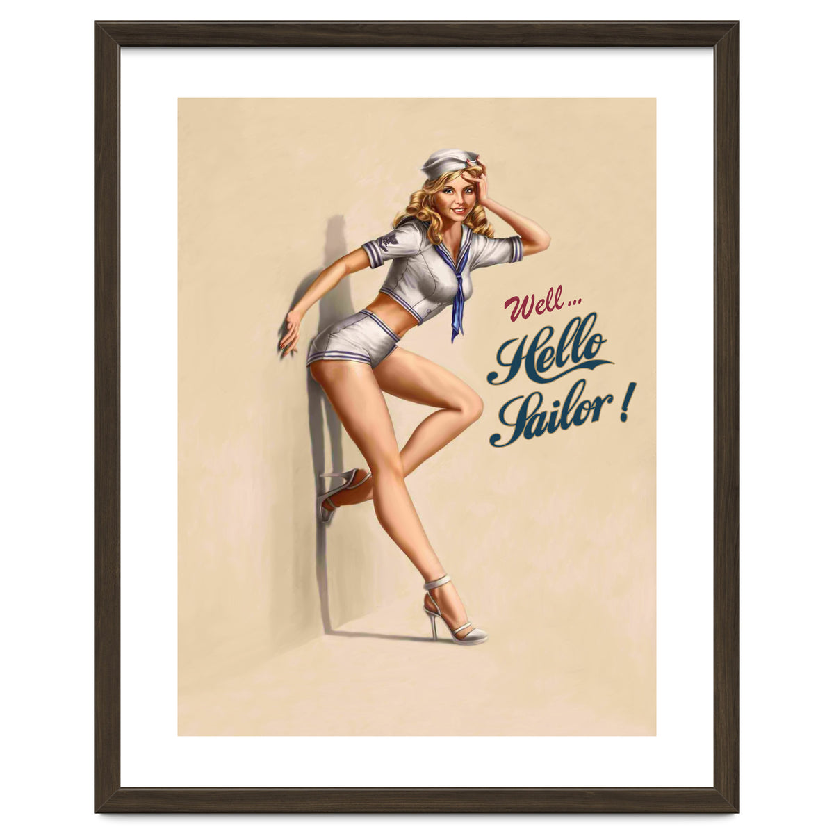 Hallo Sailor Pinup Girl
