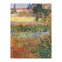 Vincent van Gogh – Flowering Garden – Classic Floral Masterpiece (Print Only)