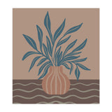 Modern Vase with Tropical Leaves (Print Only) thumbnail