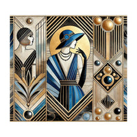 Jazz Age Sophistication In Art Deco (Print Only)
