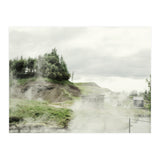 A natural hot spring landscape where steam rises - Iceland  (Print Only) thumbnail