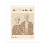 American Gothic – Grant Wood (1930) (Print Only) thumbnail