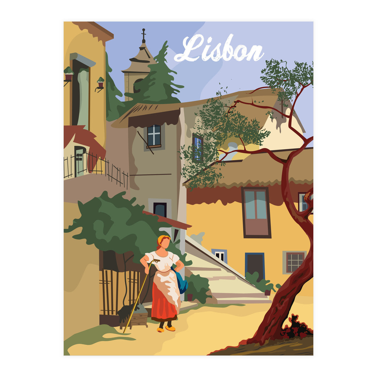 Lisbon, Neighborhood (Print Only)