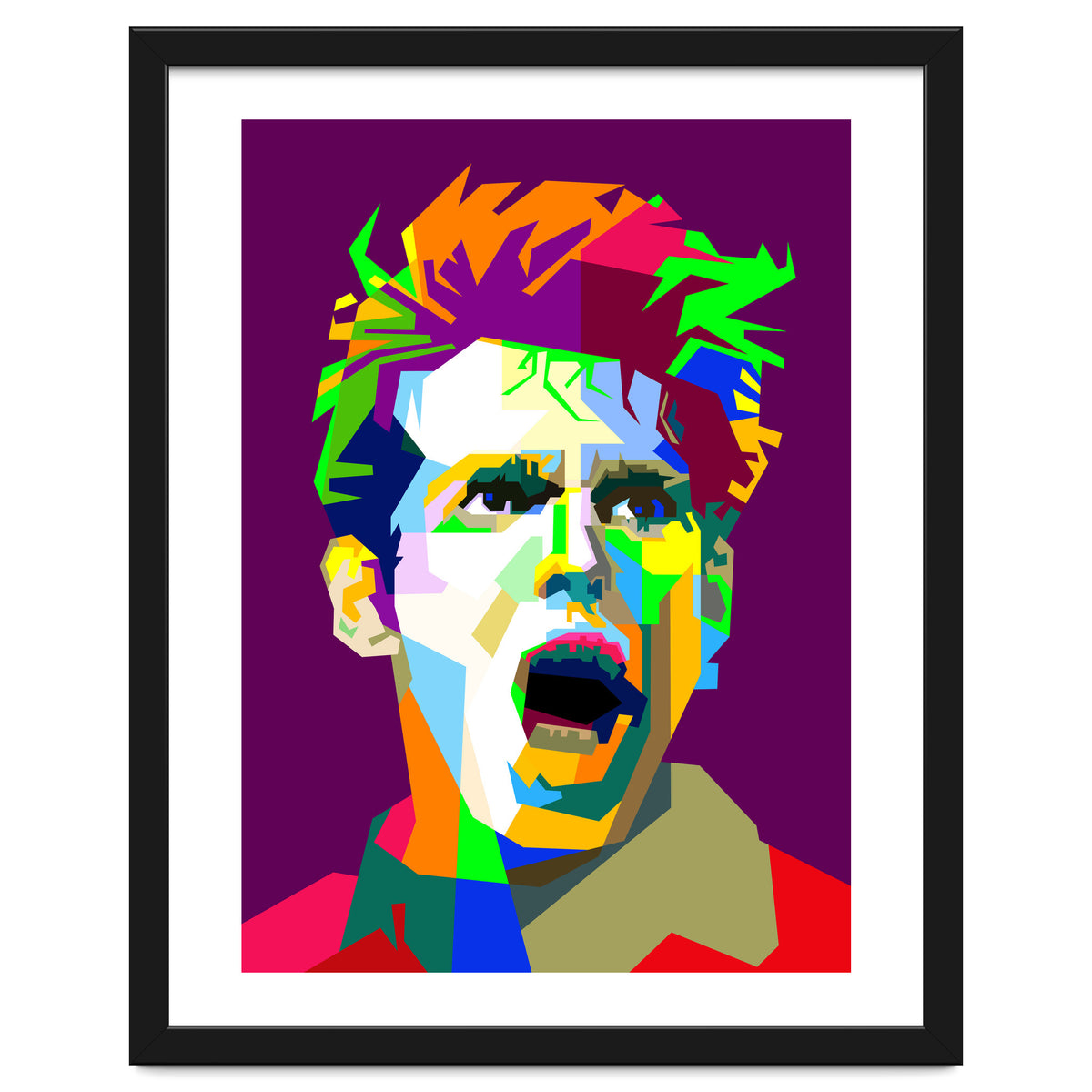Ricardo Kaka Brazilian Football Pop Art WPAP