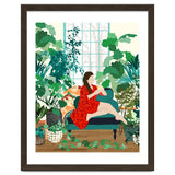 Introspection, Urban Jungle Bohemian Decor Plants, Self Care Plant Lady, Self Love Retrospection Analyse Positivity Mindset Fashion thumbnail