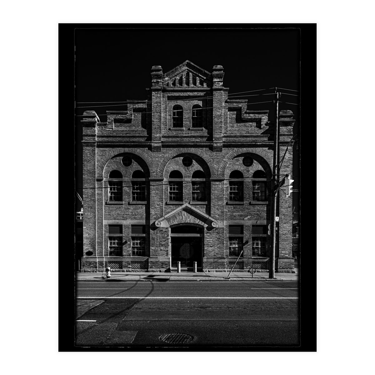 Water Gas Purification House No 8 with Border (Print Only)