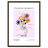 Paris Flower Market Picasso Style Art thumbnail