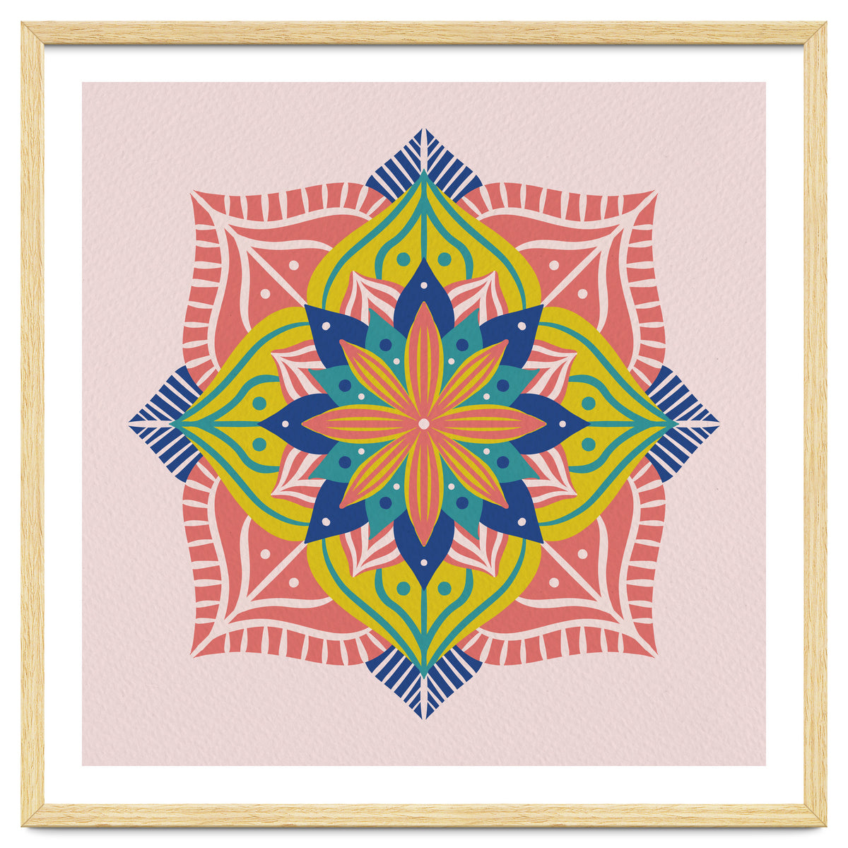 Colorful abstract mandala