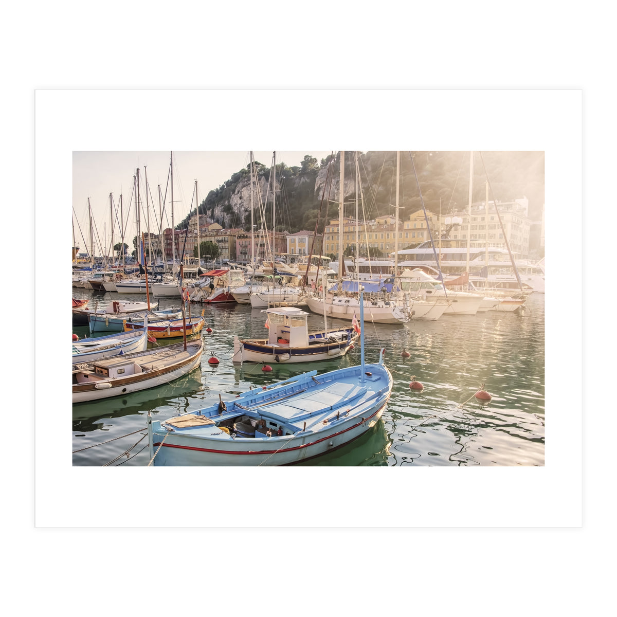 Harbor In Nice (Print Only)