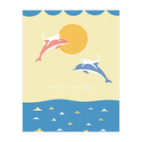 bon voyage - adventure cats and dolphins (Print Only) thumbnail