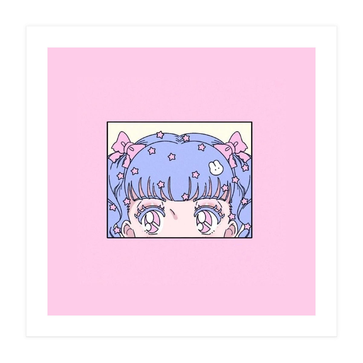 Dream Girl - Pastel Colors and Cute Stars (Print Only)