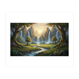 Enchanted Waterfall Meadow (Print Only) thumbnail