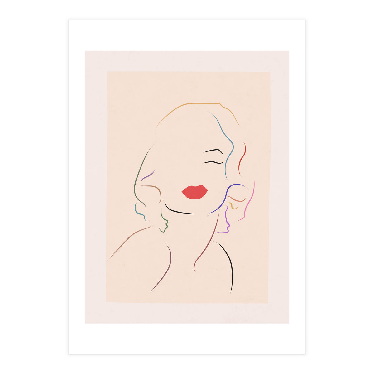 Marilyn's Kiss (Print Only)