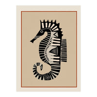 Striped Seahorse II (Print Only)