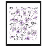 Wild Roses Floral Pattern - Purple thumbnail