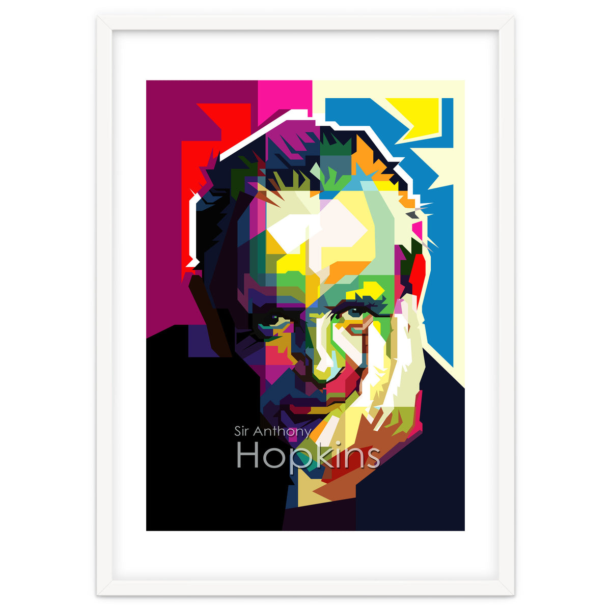 Sir Anthony Hopkins Pop Art WPAP