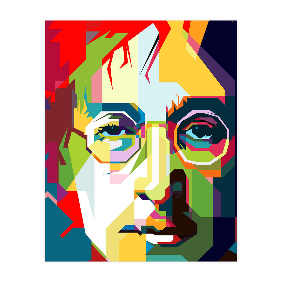 John Lennon Imagine Pop Art Wpap (Print Only)