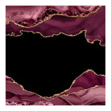 Burgundy & Gold Agate Texture 18  (Print Only) thumbnail