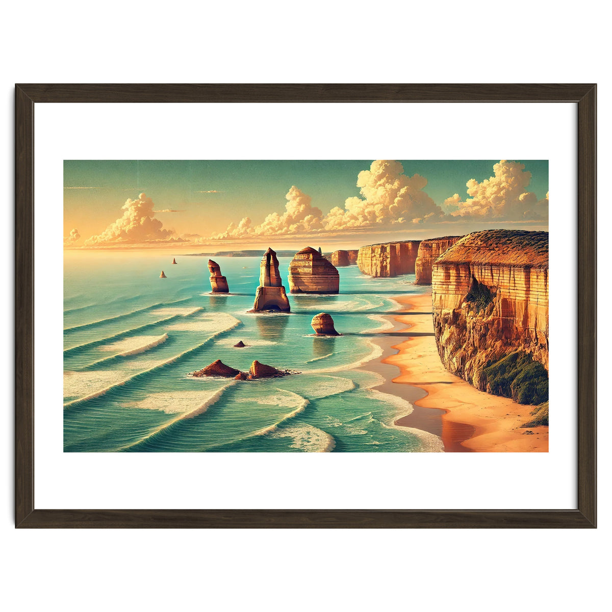 Vintage Australia, Great Ocean Road Poster
