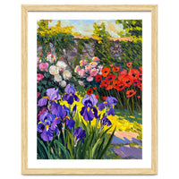 Sun-Drenched Secret Garden Oil Painting