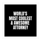 World's most coolest and awesome attorney (Print Only) thumbnail