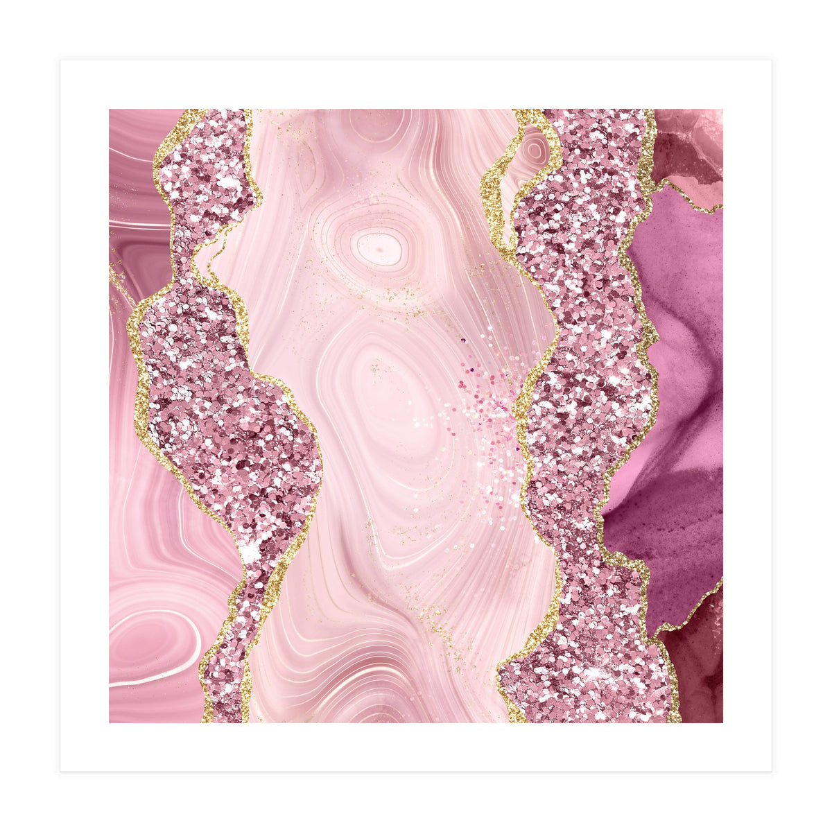 Agate Glitter Dazzle Texture 02 (Print Only)