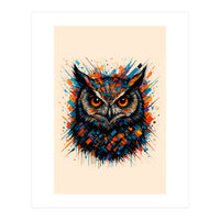 Owl Animal Watercolor (Print Only)