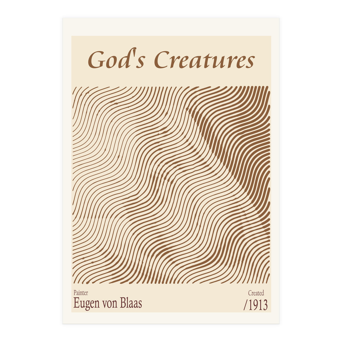 God's Creatures – Eugene De Blaas 1913 (Print Only)