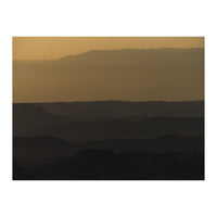 Sunrise over Ramon crater #2 (Print Only)