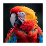 Scarlet Macaw Parrot Portrait Vivid Colors (Print Only) thumbnail