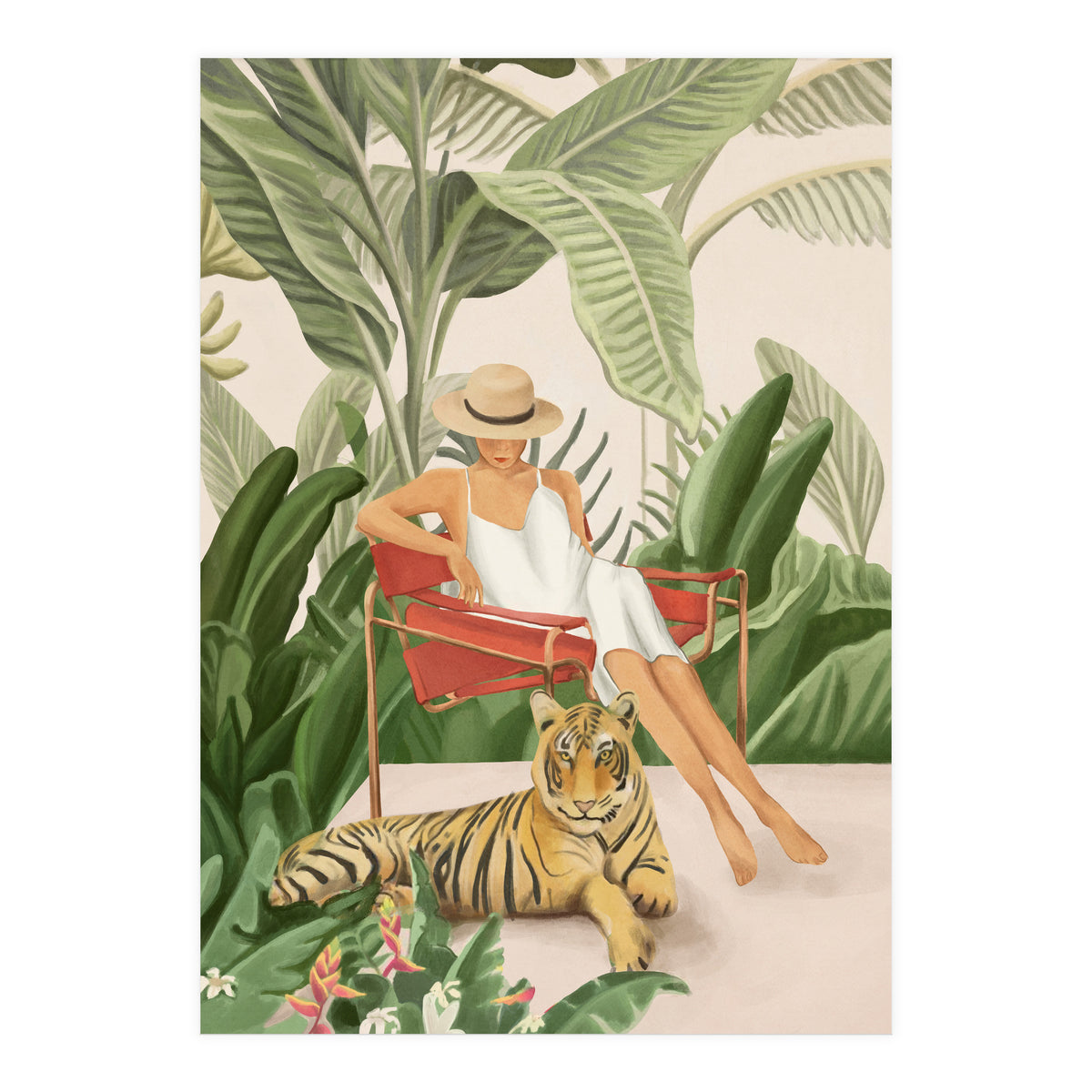 The Lady And The Tiger II (Print Only)