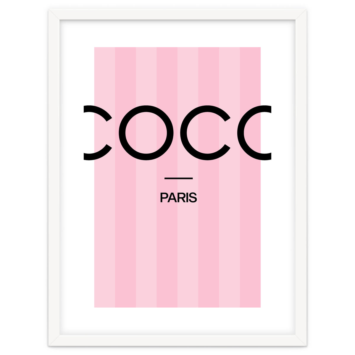 Paris Fashion Quote Art, Coco Chanel, Chic Decor