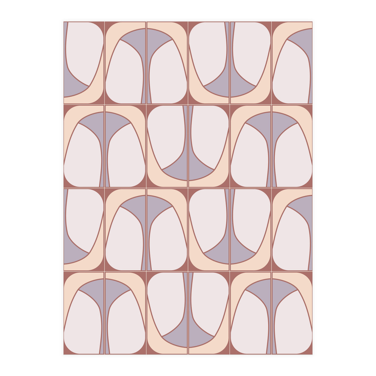Romantic Deco Mixed Tiles (Print Only)
