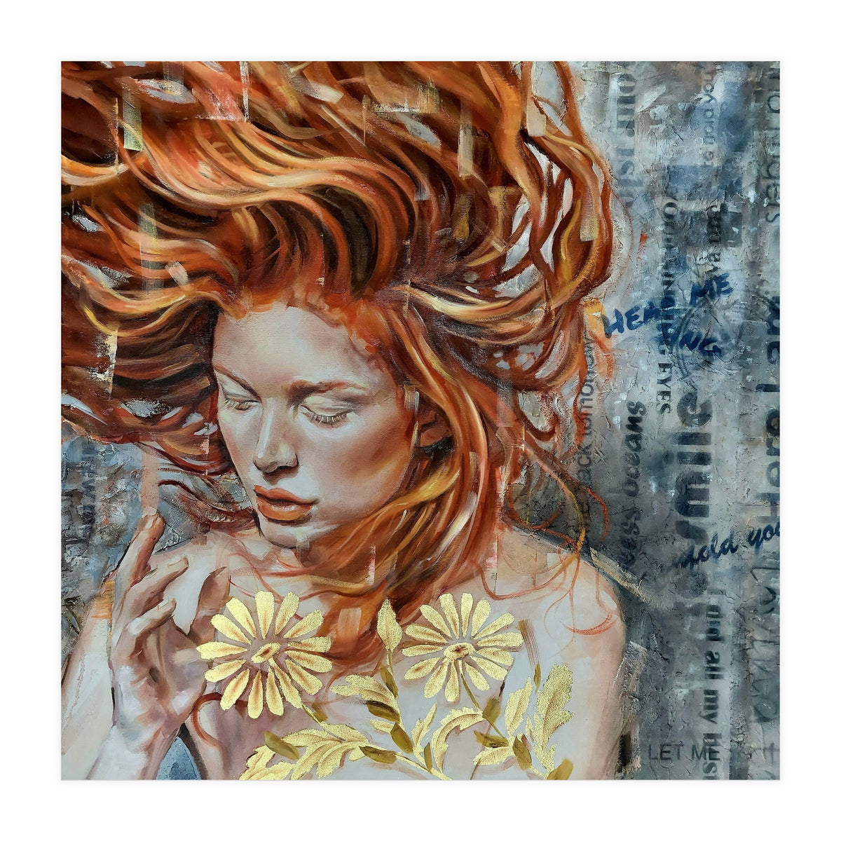 Blooming from the concrete  (Print Only)