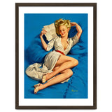 Pinup Sexy Girl Reading A Love Letter thumbnail