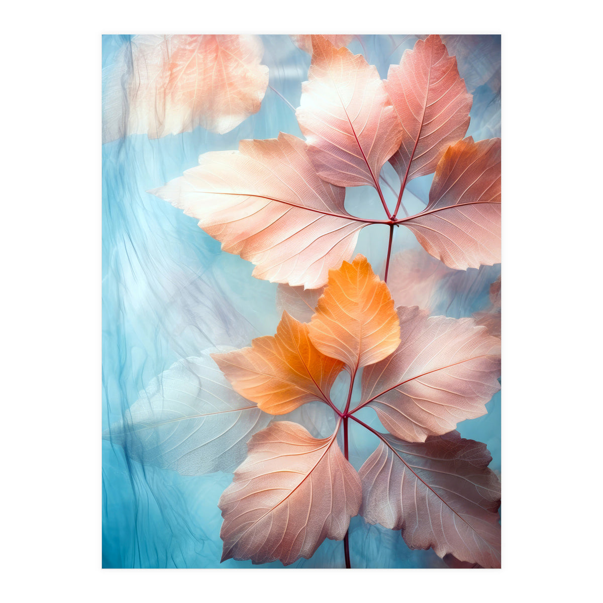 Winter leaves 1 (Print Only)