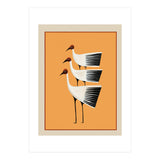 Striped Bird Trio II (Print Only) thumbnail