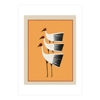 Striped Bird Trio II (Print Only)