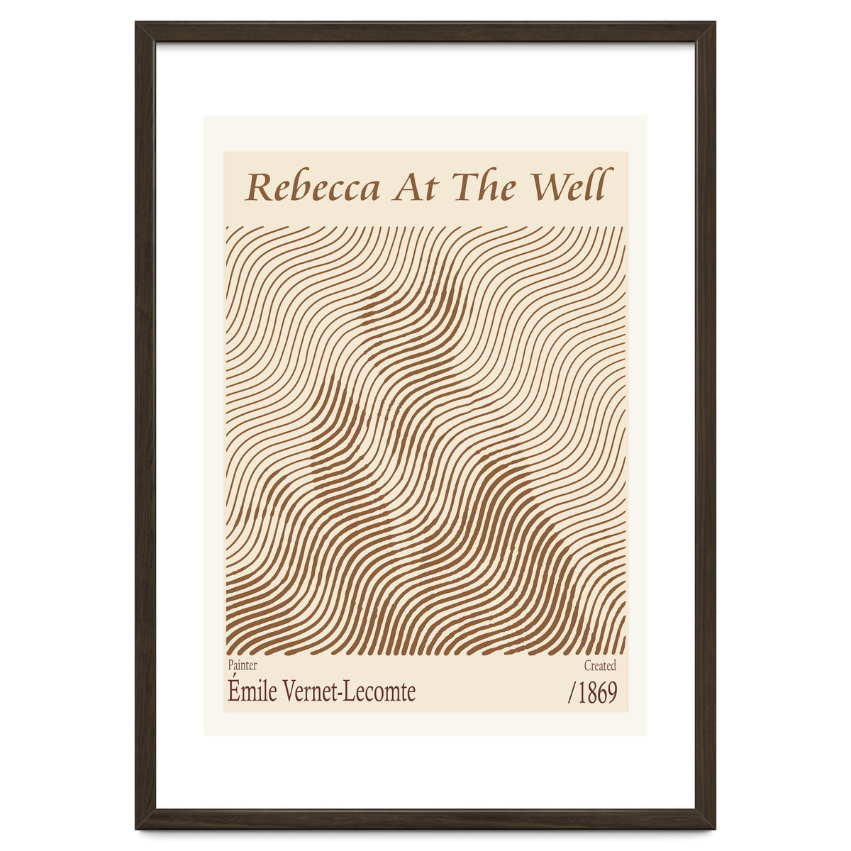 Rebecca At The Well – Émile Vernet Lecomte (1869)